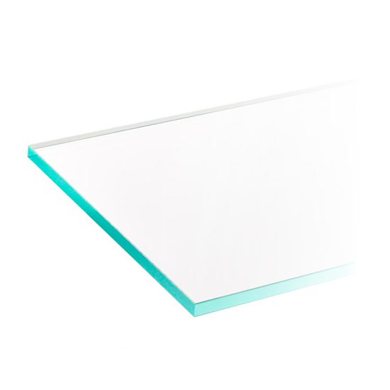 Panneau de verre trempé clair 12 mm (intérieur / extérieur)