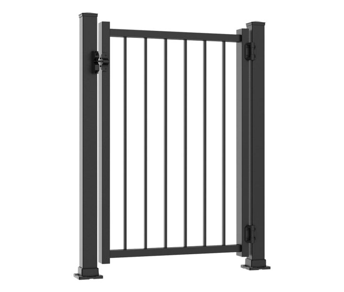 Porte ajustable en aluminium